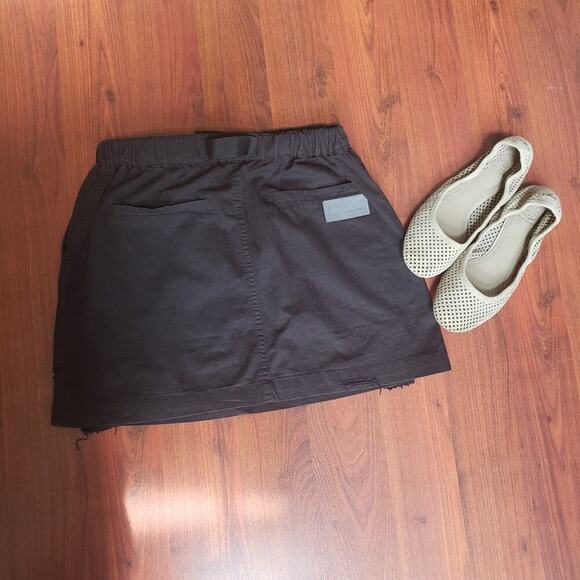 CARMAR BLACK RAW BELTED MINI SHIRT SIZE 8 - Picture 5 of 9